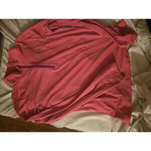 Under Armour youth HeatGear Long Sleeve Top - Pink, Size YXL